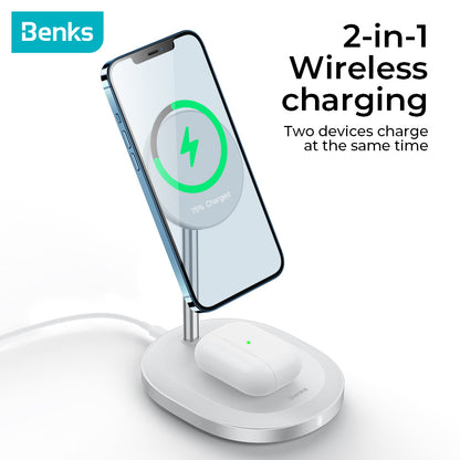 2in1 Magnetic Wireless Charger